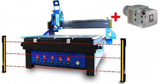 Frezarka CNC 1325 STANDARD Ploter pompa próżniowa zdjęcie 1