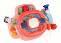 ZABAWA W JAZDĘ RÓŻOWA KIEROWNICA SYMULATORA