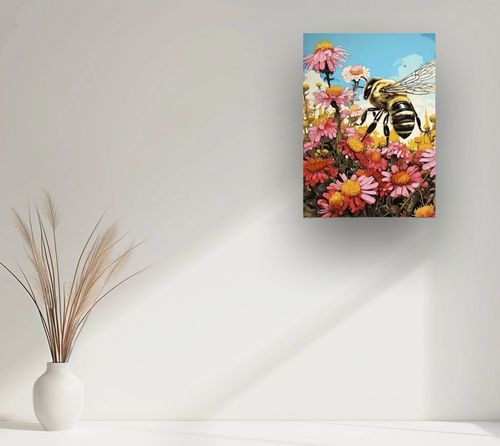 Malowanie po Numerach Farba z Płótnem i Akrylowe Pigmenty 40cm x 50cm na Arena.pl