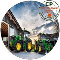 Opłatek na tort Traktor - Ciągnik