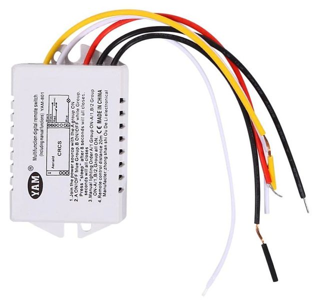 Sterownik zdalnego sterowania 2-drożny wł./wył. 220V bezprzewodowy zdjęcie 7