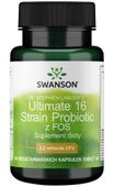 SWANSON Ultimate 16 Strain Probiotic z FOS (60 kaps.)