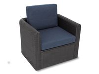 Poduchy na kanapę fotel technorattan 60x55x40, GRUBA poduszka na ogród