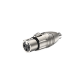 Roxtone przejściówka Gniazdo RCA żeńskie, 3 pin gniazdo XLR żeńskie RA2XFPF