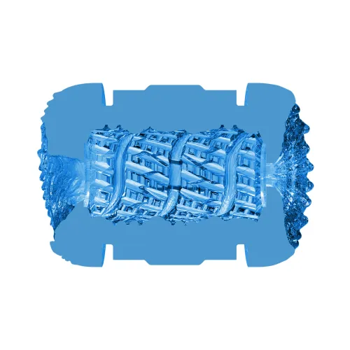 fleshlight alien quickshot - kompaktowy model niebieski, system na Arena.pl