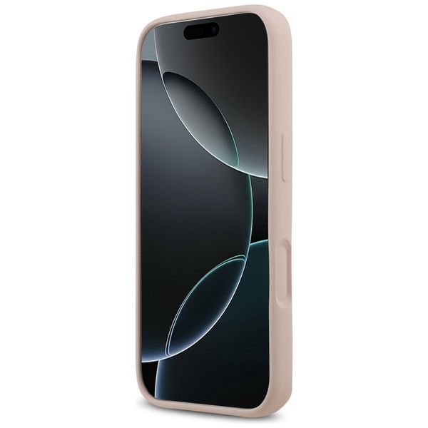 etui guess silicone big 4g script do     iphone 17 pro różowy zdjęcie 5