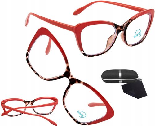 Okulary Zerówki Do Komputera Czerwone Filtr Blf na Arena.pl