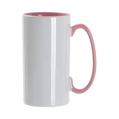 Kubek Funny 380 ml do sublimacji - różowy zdjęcie 1