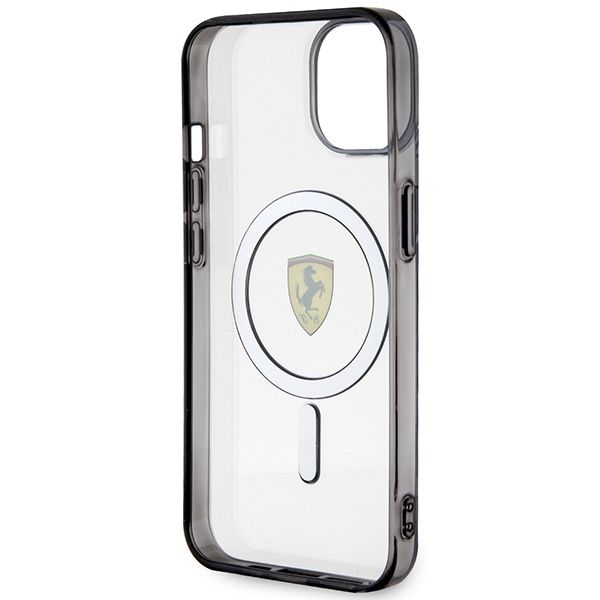 Etui Ferrari do iPhone 15 Plus, iPhone 14 Plus, Przezroczysty MagSafe zdjęcie 7