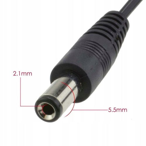 Zasilacz stabilizowany uniwersalny złącze DC 5.5/2.1 60W 5A 12V na Arena.pl