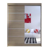 SZAFA PRZESUWNA Camino III z lustrem 150cm Wnękowa - SONOMA