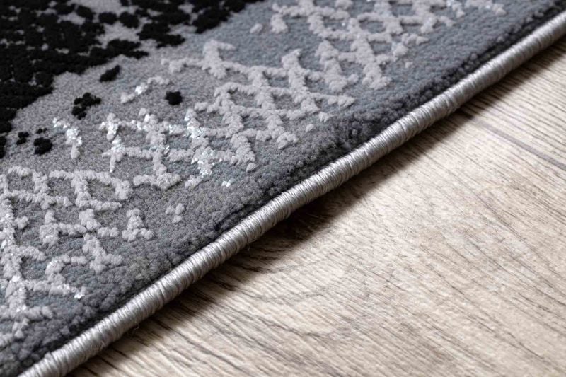 RUG/LU/IONA/FRAME/BLACK+GREY/140x190 zdjęcie 7