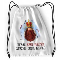 Plecak Dla Kacpra Sportowy Szkolny Worek Torba Z Nadrukiem Ze Zdjęciem