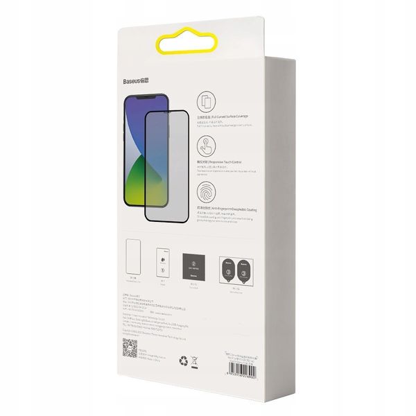 Baseus 2x Szkło Prywatyzujące do iPhone 12 Mini zdjęcie 2