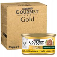 Gourmet Gold Karma dla kotów kawałki w smakowitym sosie z kurczakiem 85 g