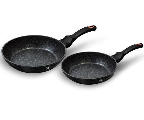 zestaw 2 patelni granitowych 22/26cm berlinger haus black rose bh-1644nf na Arena.pl