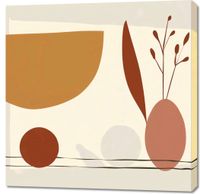 Obraz 90x90cm Łodygi Wizji