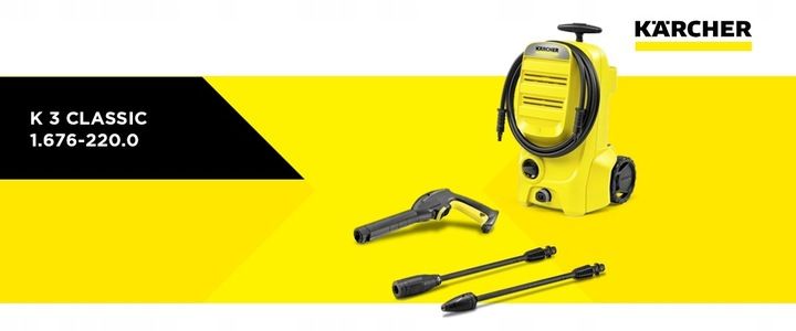 Myjka ciśnieniowa Karcher K 3 Classic 1.676-220.0 380 l/h 120 bar Compact zdjęcie 3
