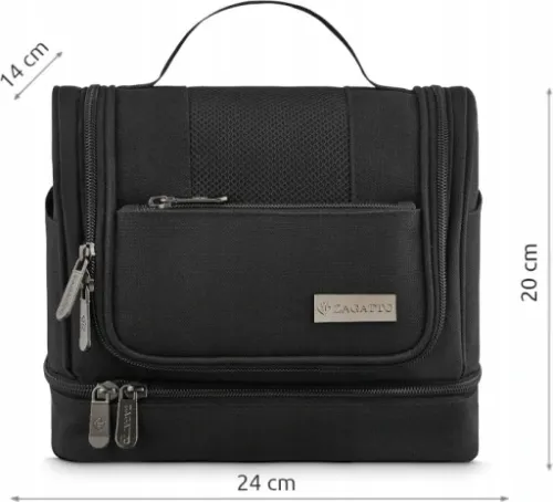 Kosmetyczka podróżna wisząca z haczykiem pojemna organizer kuferek ZAGATTO na Arena.pl