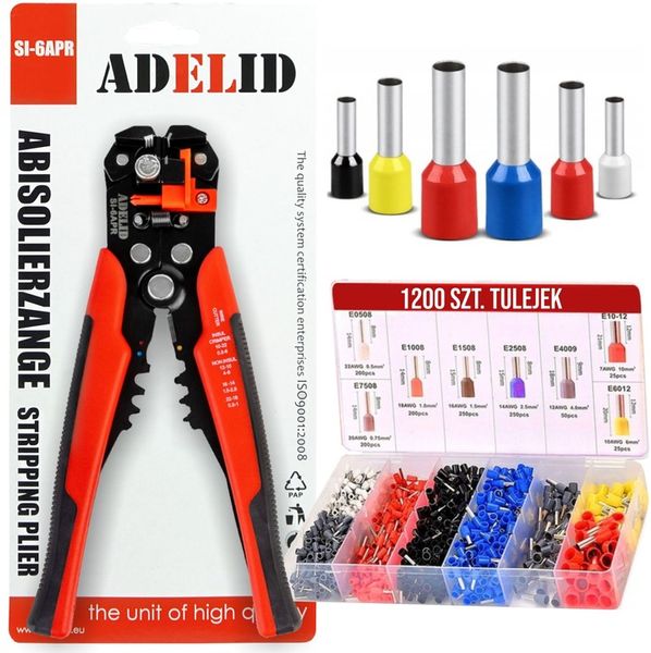 ZACISKARKA KONEKTORÓW KOŃCÓWEK ŚCIĄGACZ IZOLACJI zdjęcie 1