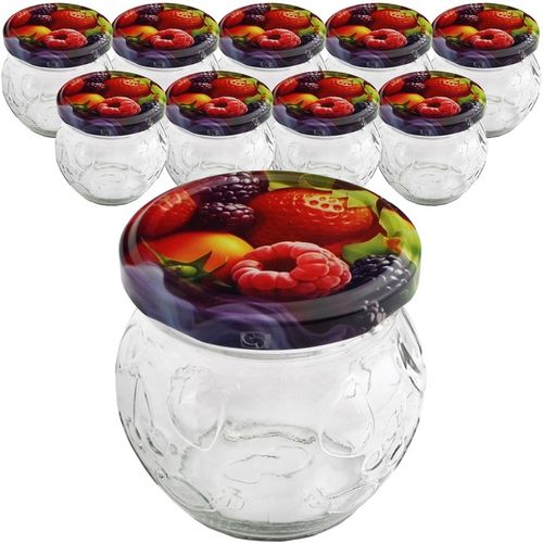 10x SŁOIK 200ML Z ZAKRĘTKĄ NA PRZETWORY DŻEM SŁOICZEK DO DESERÓW na Arena.pl