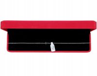 Srebrny Łańcuszek 925 ANKIER 45cm damski szer.2,0mm APHORA