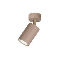 Kinkiet GU10 LED Bardo ruchomy x1 beż+złoty
