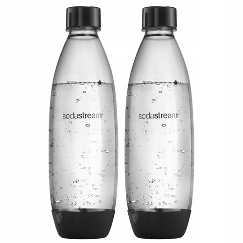 ZESTAW Butelki SodaStream Fuse 2x1L DWUPAK czarne | DO ZMYWARKI na Arena.pl