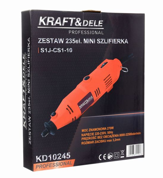 mini szlifierka 270w kd10245 235elem. zdjęcie 9