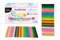 plastelina 24 kolory pastelowa kidea