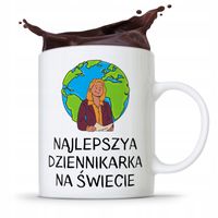 Kubek Dziennikarza Reportera Najlepsza Na Świecie Z Nadrukiem Ze Zdjęciem