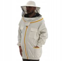 BLUZA PSZCZELARSKA ZASUWANA KAPELUSZ ODPINANY BLUZA BAWEŁNIANA ROZMIAR L