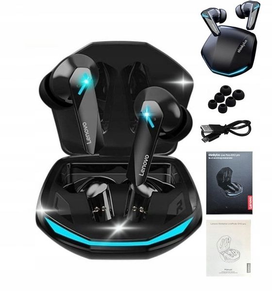 SŁUCHAWKI BEZPRZEWODOWE LENOVO GM2 PRO Z POWERBANK zdjęcie 1