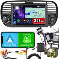 RADIO SAMOCHODOWE do Fiat 500 2007-2015 WiFi CarPlay Android GPS FM 2GB RAM