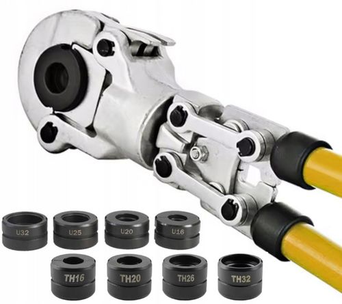 EUROKOMP obrotowa PRASKA ZACISKARKA RUR PEX-AL-PEX MATRYCE U + TH na Arena.pl