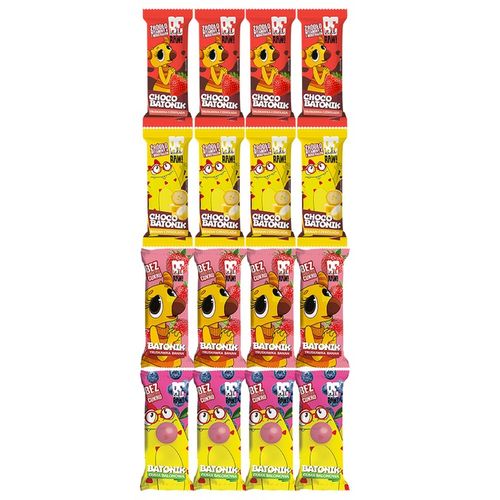 Batony owocowe dla dzieci BeRAW Kids do szkoły przekąska mix smaków 16x25g na Arena.pl