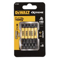 KOŃCÓWKI WKRĘTAKOWE UDAROWE TORSION T40/50 MM 5SZT - DW DT7399T