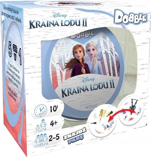 DOBBLE FROZEN 2 gra planszowa karciana karty Doble dople DISNEY KRAINA LODU na Arena.pl