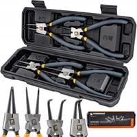 KOMPLET SZCZYPIEC SEGERA GUMOWANE 180 MM WEWNĘTRZNE ZEWNĘTRZNE WALIZKA 4SZT