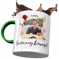 Kubek Zielony Sławomir Mentzen Xd Na Prezent Z Nadrukiem Ze Zdjęciem