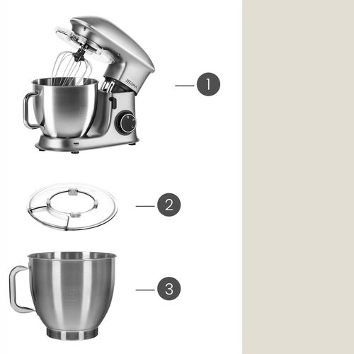 ROBOT Kuchenny Planetarny MIKSER 2200W XXL Duży Misa 6,5l 3 Końcówki na Arena.pl