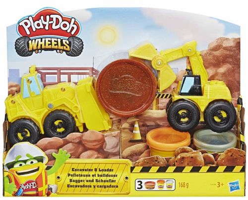Hasbro E4294 Play Doh Wheels Koparka i spychacz na Arena.pl