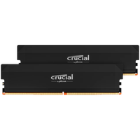 crucial pro oc 64gb kit (2x32gb) ddr5-6000 udimm cl40 black