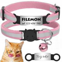 OBROŻA DLA KOTA ADRESÓWKA ODBLASKOWA INDETYFIKATOR KOT PIES + GRAWER