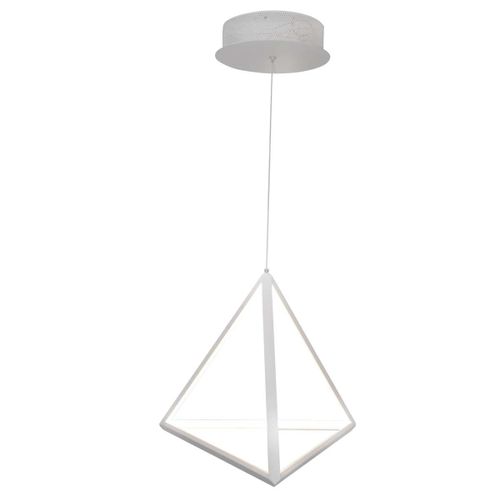 LAMPA wisząca TRÓJKĄT LED 20W 3000K 310927 Polux geometryczna OPRAWA biała na Arena.pl