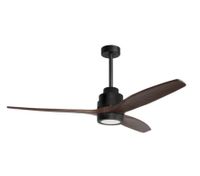 Lampowentylator sufitowy SAHAGUN LE42552 LED 12W 3000K czarny brązowy outlet