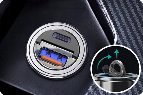 SZYBKA ŁADOWARKA SAMOCHODOWA 30W USB C + KABEL 3w1 na Arena.pl