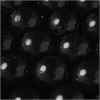 Piłki Kulki Piłeczki do Suchego Basenu Czarne dla Dzieci MISIOO 6 cm 200szt