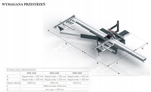 Piła formatowa Altendorf F25 gotowe wyposażenie formatówka pilarka podcinak na Arena.pl