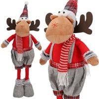 RENIFER świąteczny DUŻY dekoracja ŁOŚ figurka SKRZAT ozdoba święta JUMIhome